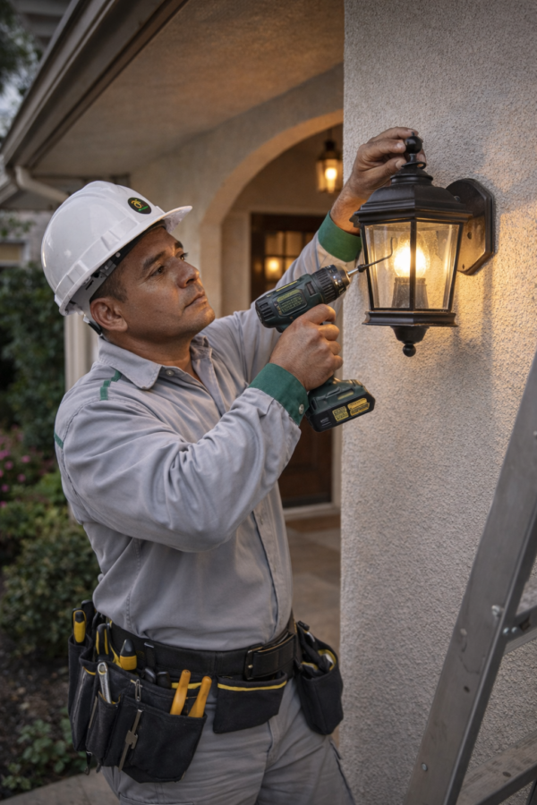 Instalación de lámpara